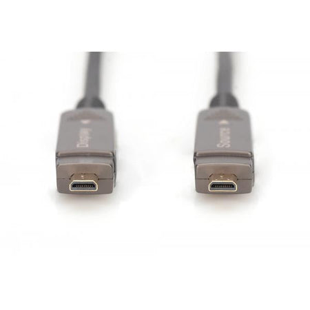 Digitus Cavo in fibra ottica ibrido 4K - HDMI AOC con 10m connettore rimovibile (10M 4K HDMI AOC CABLE - 4KX2K60HZ DETOUCABLE PLUGS)