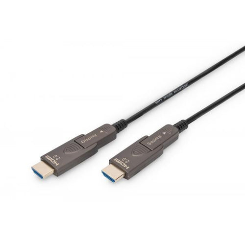 Digitus Cavo in fibra ottica ibrido 4K - HDMI AOC con 10m connettore rimovibile (10M 4K HDMI AOC CABLE - 4KX2K60HZ DETOUCABLE PLUGS)