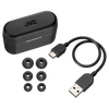 JVC HA-A9T Auricolare True Wireless Stereo [TWS] In-ear Musica e Chiamate Bluetooth Nero (JVC Headphone In-Ear True Wireless Sti)