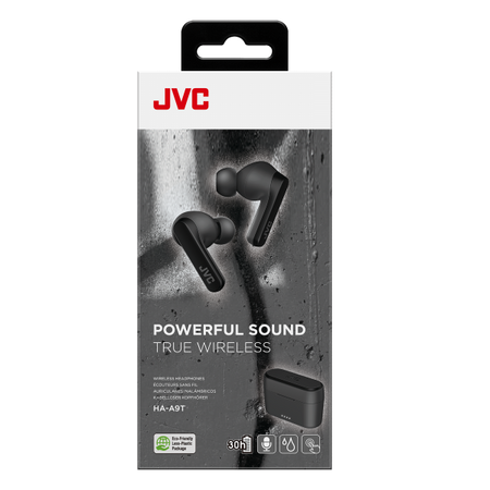 JVC HA-A9T Auricolare True Wireless Stereo [TWS] In-ear Musica e Chiamate Bluetooth Nero (JVC Headphone In-Ear True Wireless Sti)