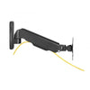 Supporto Staffa A Parete Equip 650136 - Per Singolo Schermo Tv Led, Lcd, Plasma Da 17 A 32 - Vesa Max 100x100 Mm - Lunghezza Braccio 290 mm