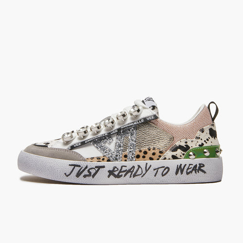 Emanuelle Vee sneakers Soledad il pelle multi white 300 21