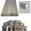 €7,99ml *** STOCK *** Pacco da 24ml di cornice decorativa in XPS Resinata per esterno 8,5X2,5X200cm PD104 - Eternal Parquet