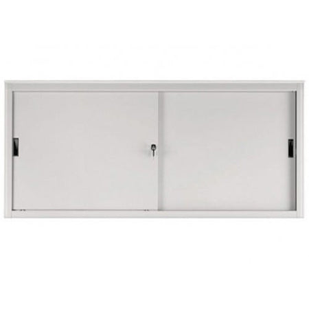 Sopralzo di metallo per archiviazione con ante scorrevoli con serratura cm. 150x45x65H