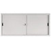 Sopralzo di metallo per archiviazione con ante scorrevoli con serratura cm. 150x45x65H