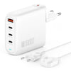 4smarts GaN Flex Pro Universale Bianco AC Ricarica rapida Interno (Charger GaN Flex Pro 100W 3 USB-C+1 US)