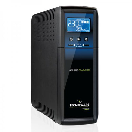 TECNOWARE EXA PLUS 1100 (FGCEXAPL1102IEC) - UPS LINE INTERACTIVE SINUSOIDALE - 700W - AUTONOMIA 30 MINUTI