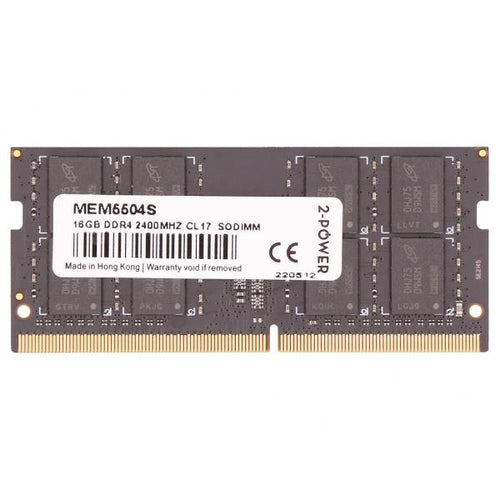 2-Power MEM5504S-2133 memoria 16 GB 1 x 8 GB DDR4 (16GB DDR4 2400MHz CL17 SODIMM)