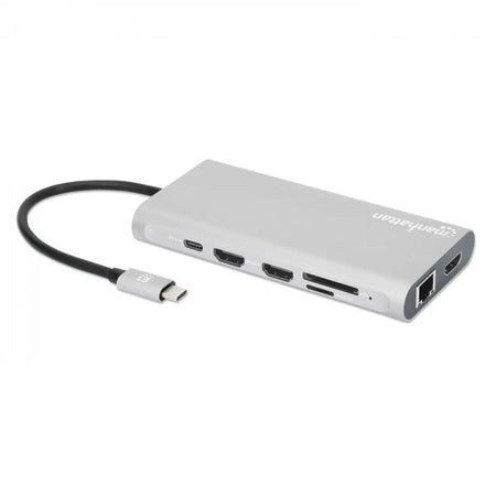 Docking Station USB-C PD 12-in-1 5 Porte USB SD e MicroSD HDMI con MST 4K