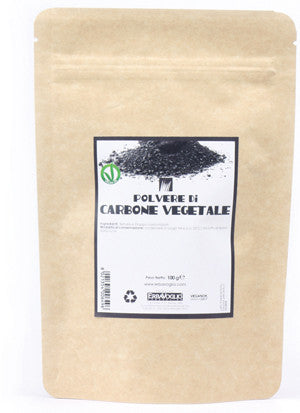 Carbone vegetale polvere 100g