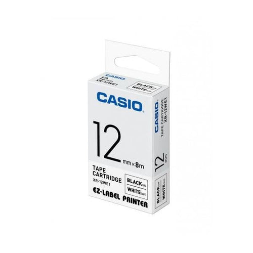 12 mm black on white
