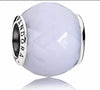 Pandora - Charm Sfera Sfaccettata Bianco Opalescente