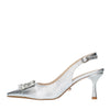 TWENTY FOUR HAITCH Scarpe con Tacco Argento da donna