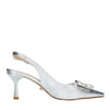 TWENTY FOUR HAITCH Scarpe con Tacco Argento da donna
