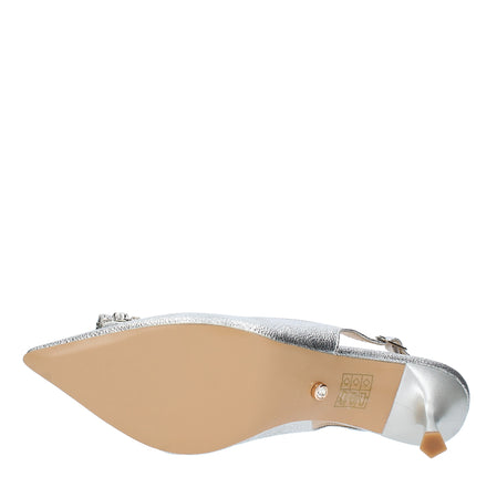TWENTY FOUR HAITCH Scarpe con Tacco Argento da donna