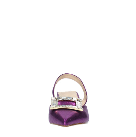 TWENTY FOUR HAITCH Scarpe con Tacco Viola da donna
