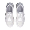 Liu Jo sneakers platform in suede e mesh white silver BA5049PX027