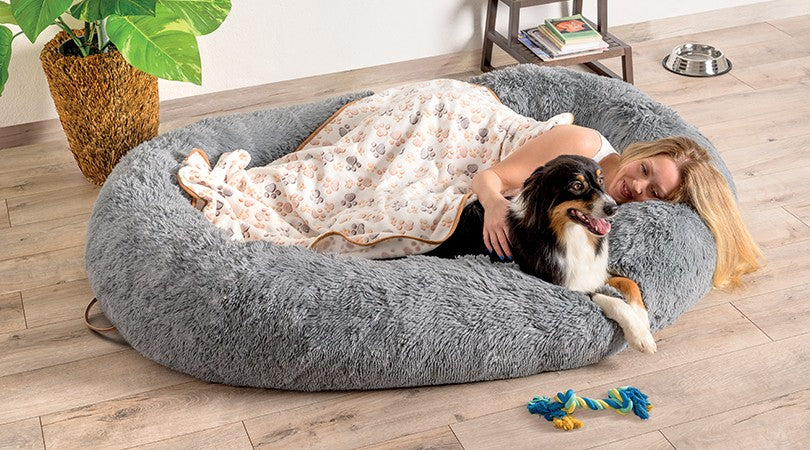 Cuccia pelosa super soft antistress per cani