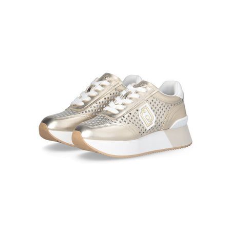 Liu Jo sneakers Dreamy 11 in pelle light gold BA5103PX659