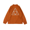 HUF Giacca Coach Jacket Uomo Essentials Tt Coaches Jacket Rust da uomo