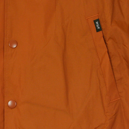 HUF Giacca Coach Jacket Uomo Essentials Tt Coaches Jacket Rust da uomo