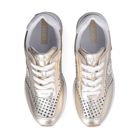 Liu Jo sneakers Dreamy 11 in pelle light gold BA5103PX659