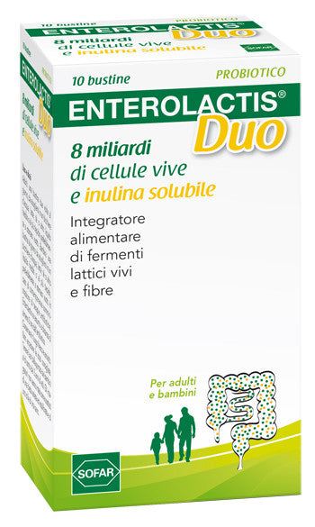 Enterolactis duo polvere 10 bustine fermenti lattici