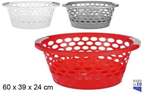 Cestino ovale di plastica grande