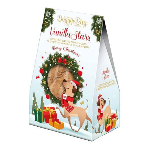 Vanilla Stars Deliziosi Pasticcini per Cani gusto Vaniglia con Lamponi