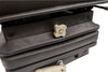 Sedile Top in tessuto nero completo di sospensione meccanica e guide