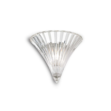 Lampada Da Parete Santa Ap1 Small Trasparente Ideal-Lux