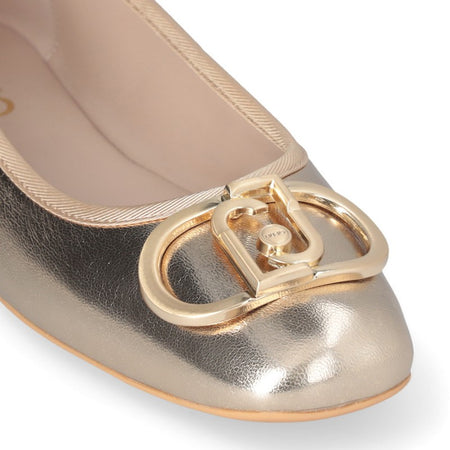 Liu Jo ballerina donna Dafne 4 laminata gold SA5033PX