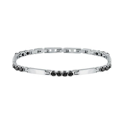 Bracciale Portafortuna Sardo In Argento 925 Con Onice Nero - Gioiello Tradizionale Su Coccu, Fatto A Mano - 3