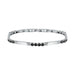 Morellato Tennis – Bracciale Uomo Argento con Cristalli Neri (SAEV46)