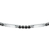 Morellato Tennis – Bracciale Uomo Argento con Cristalli Neri (SAEV46)
