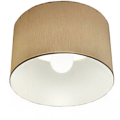 Plafoniera Illuminando CILINDRO PL 58 E27 LED metallo tessuto lampada soffitto classica moderna