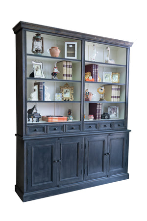 Biscottini Libreria Massello Teak Biscottini Espositore Vetrina Design Artigianale