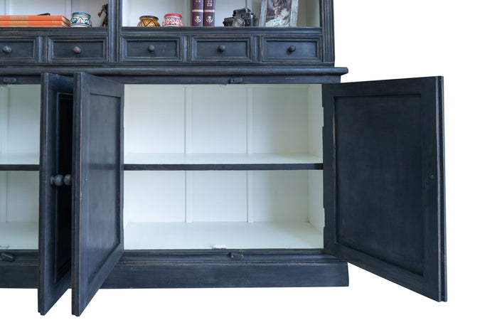 Biscottini Libreria Massello Teak Biscottini Espositore Vetrina Design Artigianale