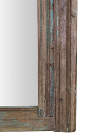 Biscottini Specchio da parete in legno massello di teak