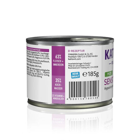 Kattovit Feline Sensitive Tacchino Patè per Gatti Scatoletta 85gr