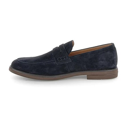 Stonefly mocassino uomo Calvin 9 in camoscio blu 220797
