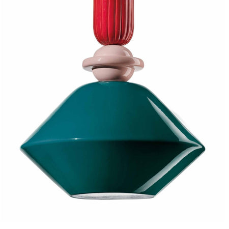 Lampadario ceramica Ferroluce Decò LARIAT C2511 E27 LED sospensione classica moderna