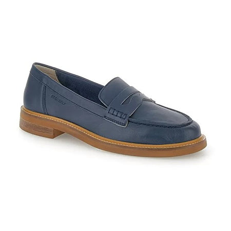 Stonefly mocassino donna Celine 3 in pelle blu 221022