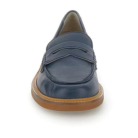 Stonefly mocassino donna Celine 3 in pelle blu 221022