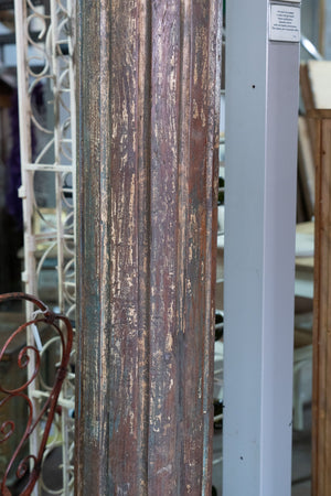 Biscottini Coppia di colonne in legno massello di teak