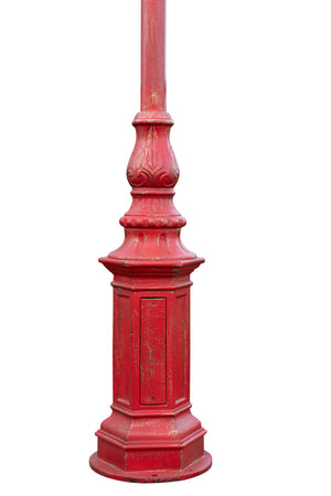 Biscottini Biscottini Lampione Anticato Ghisa Ferro Stabile Robusto Giardino Esterno