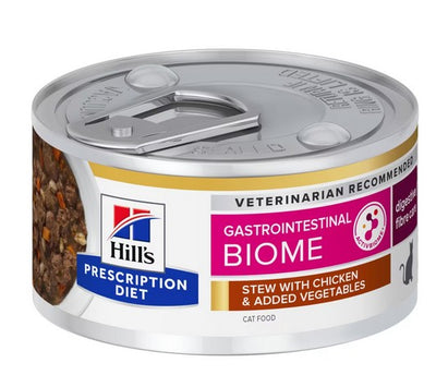 Hill's Prescription Diet Biome Digestive spezzatino Pollo e Verdure umido Gatti Adulti 82 gr
