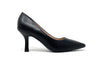 Francesco Milano décolleté in pelle nero A08 01A