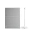 STANDIVARIUS ETRA Supporto per computer portatile Alluminio, Argento 43,2 cm [17] (Laptop Stand with Pivotable Document Holder - Natural Aluminium)