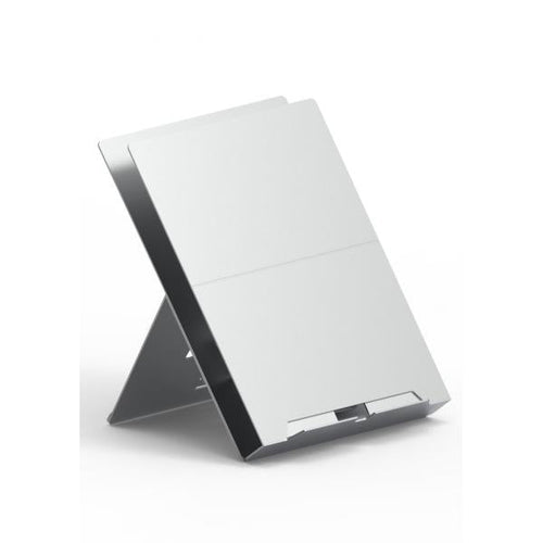 STANDIVARIUS ETRA Supporto per computer portatile Alluminio, Argento 43,2 cm [17] (Laptop Stand with Pivotable Document Holder - Natural Aluminium)
